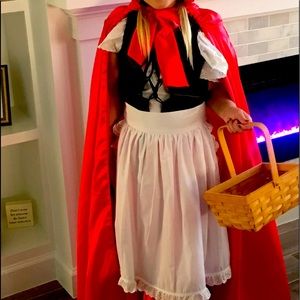 Halloween costume,  little red riding hood!